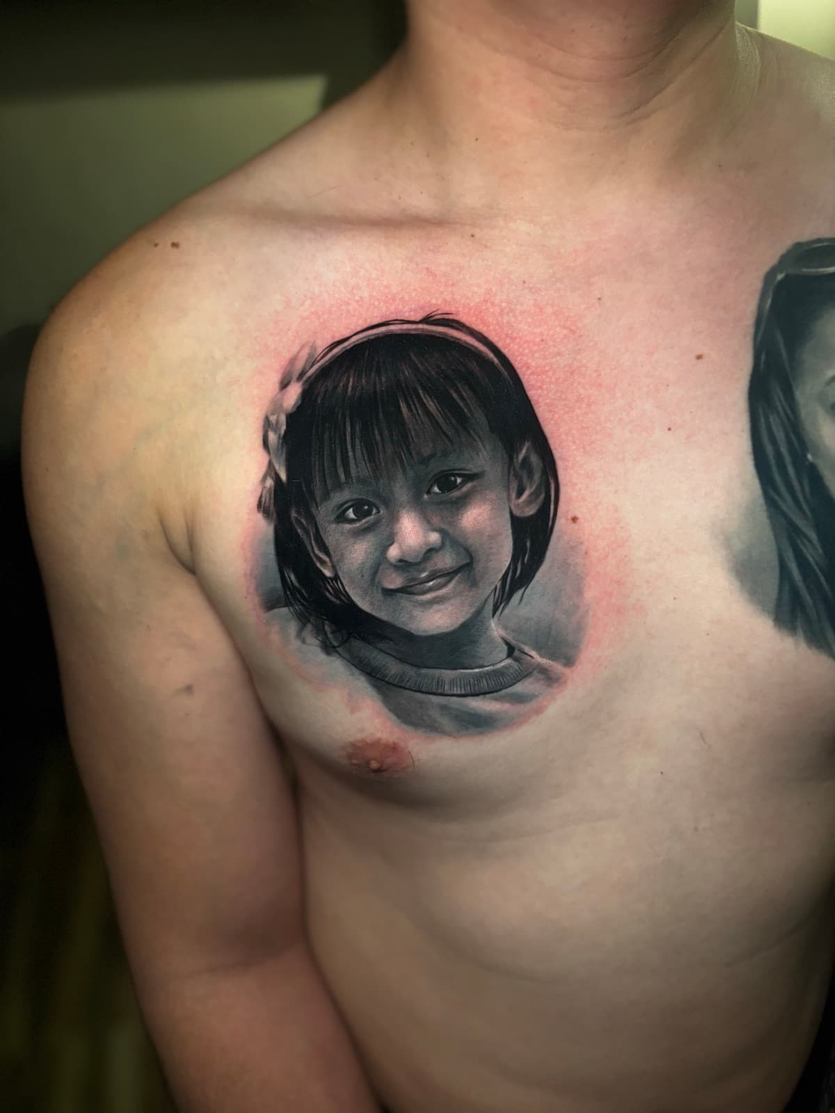 portrait tattoo piece 2 by park nichole lladoc — gorillaz tattoo art studio philippines