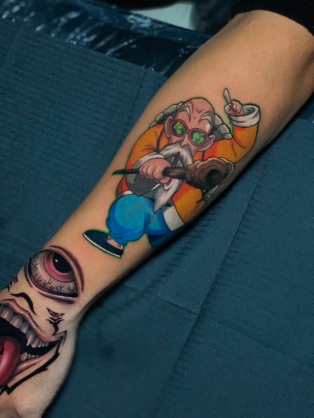 anime tattoo piece 9 by park nichole lladoc — gorillaz tattoo art studio philippines