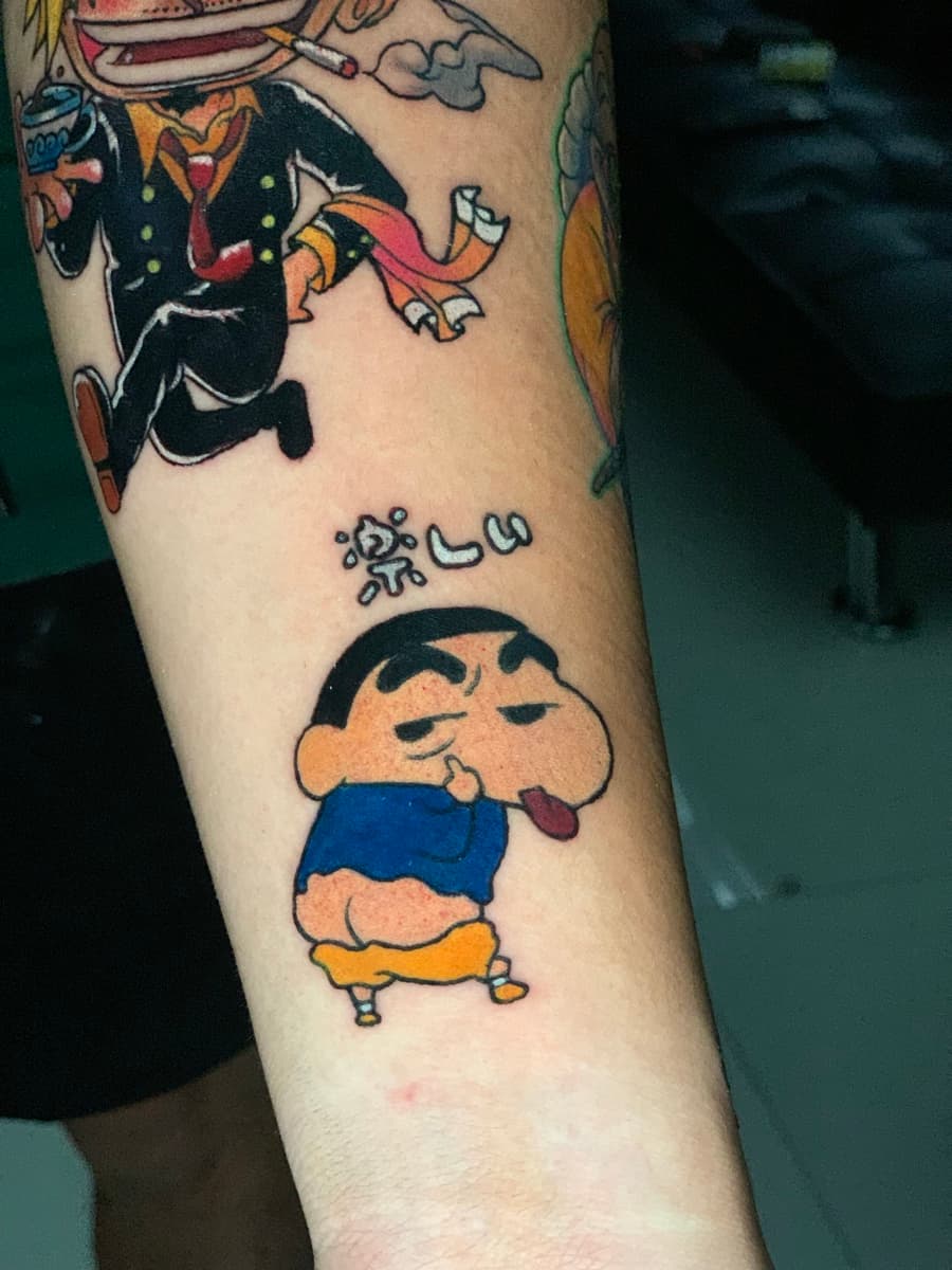 anime tattoo piece 10 by park nichole lladoc — gorillaz tattoo art studio philippines
