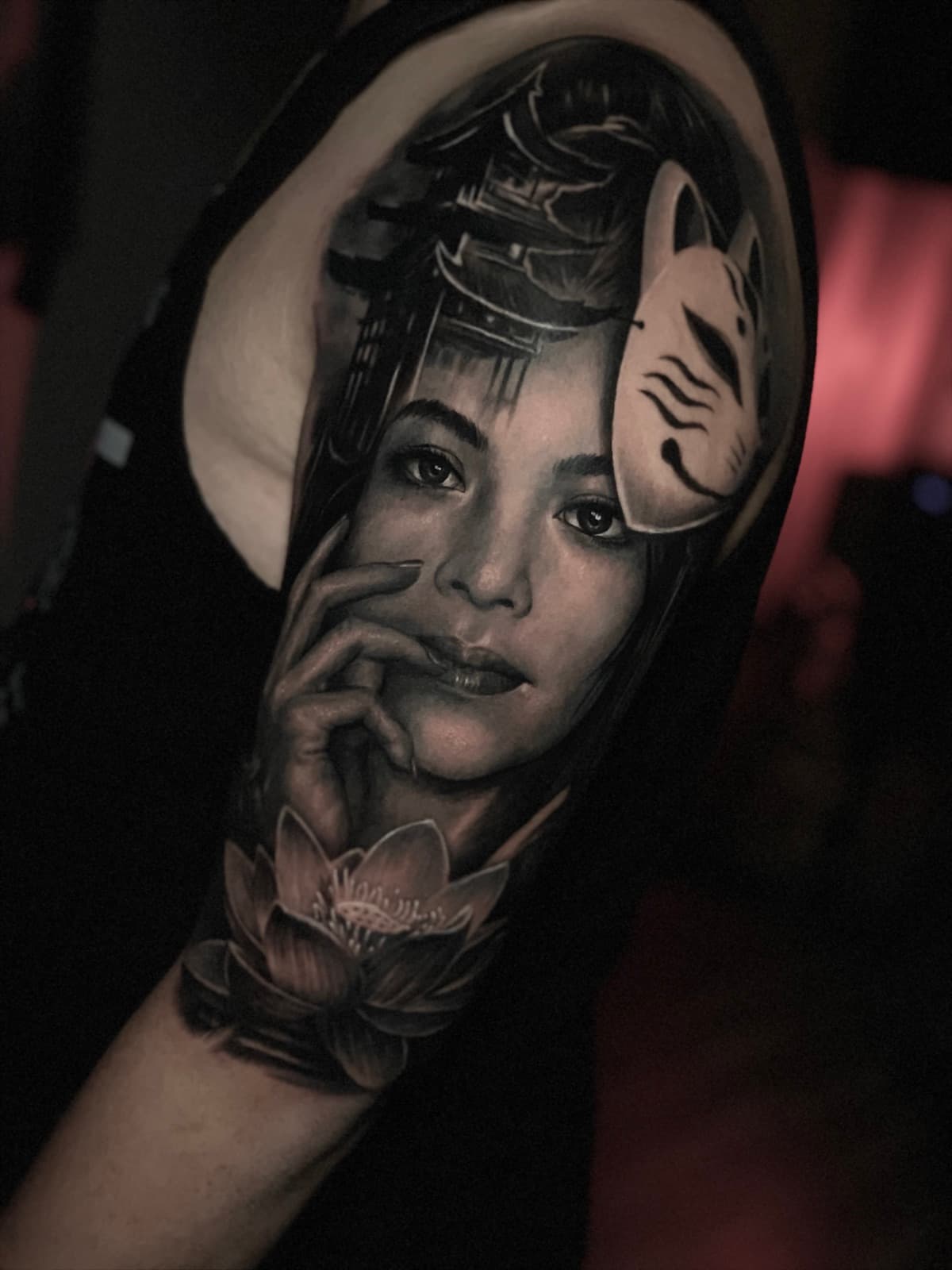 hyper-realism tattoo piece 22 by park nichole lladoc — gorillaz tattoo art studio philippines
