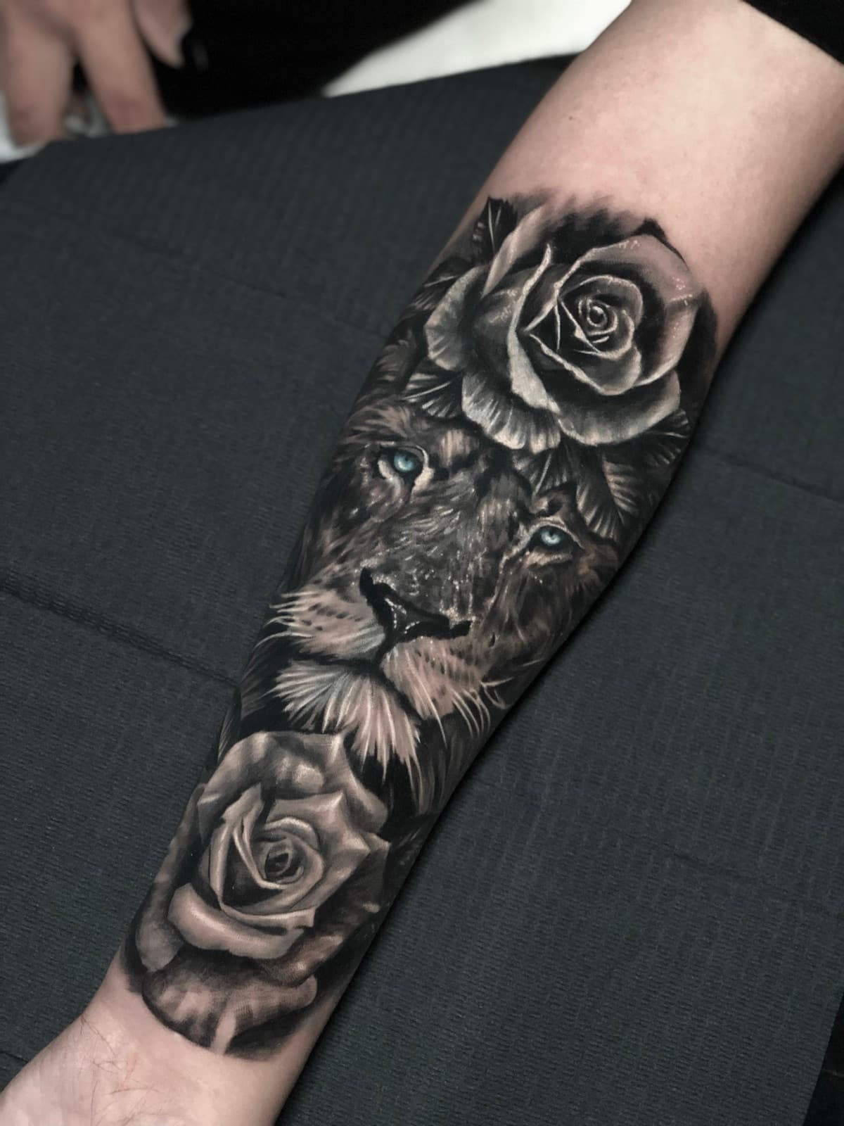 blackwork tattoo piece 18 by park nichole lladoc — gorillaz tattoo art studio philippines