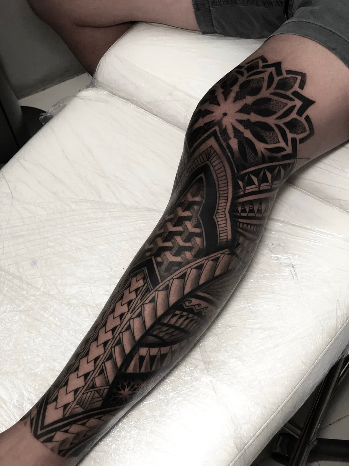 blackwork tattoo piece 19 by park nichole lladoc — gorillaz tattoo art studio philippines