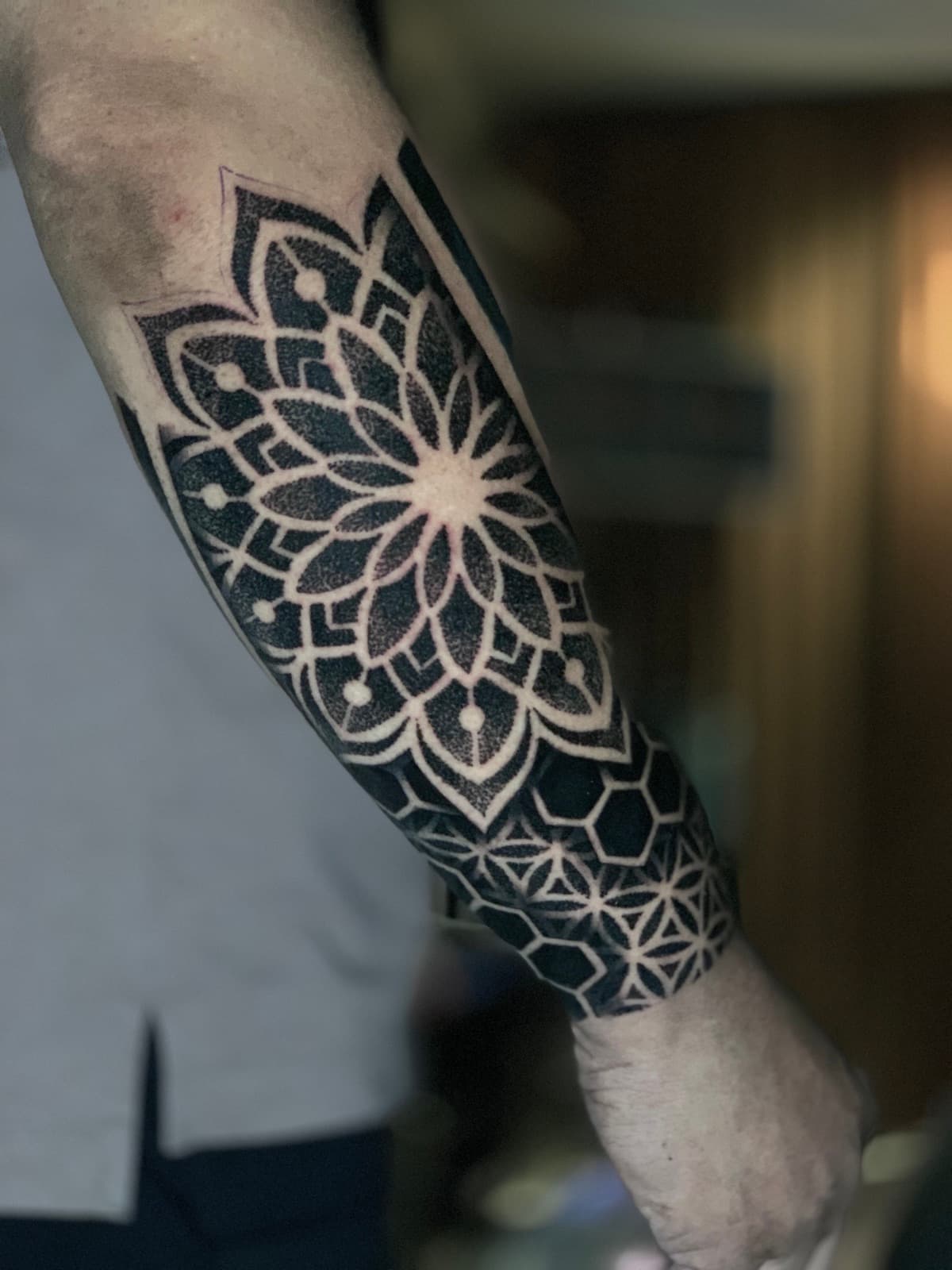 blackwork tattoo piece 23 by park nichole lladoc — gorillaz tattoo art studio philippines