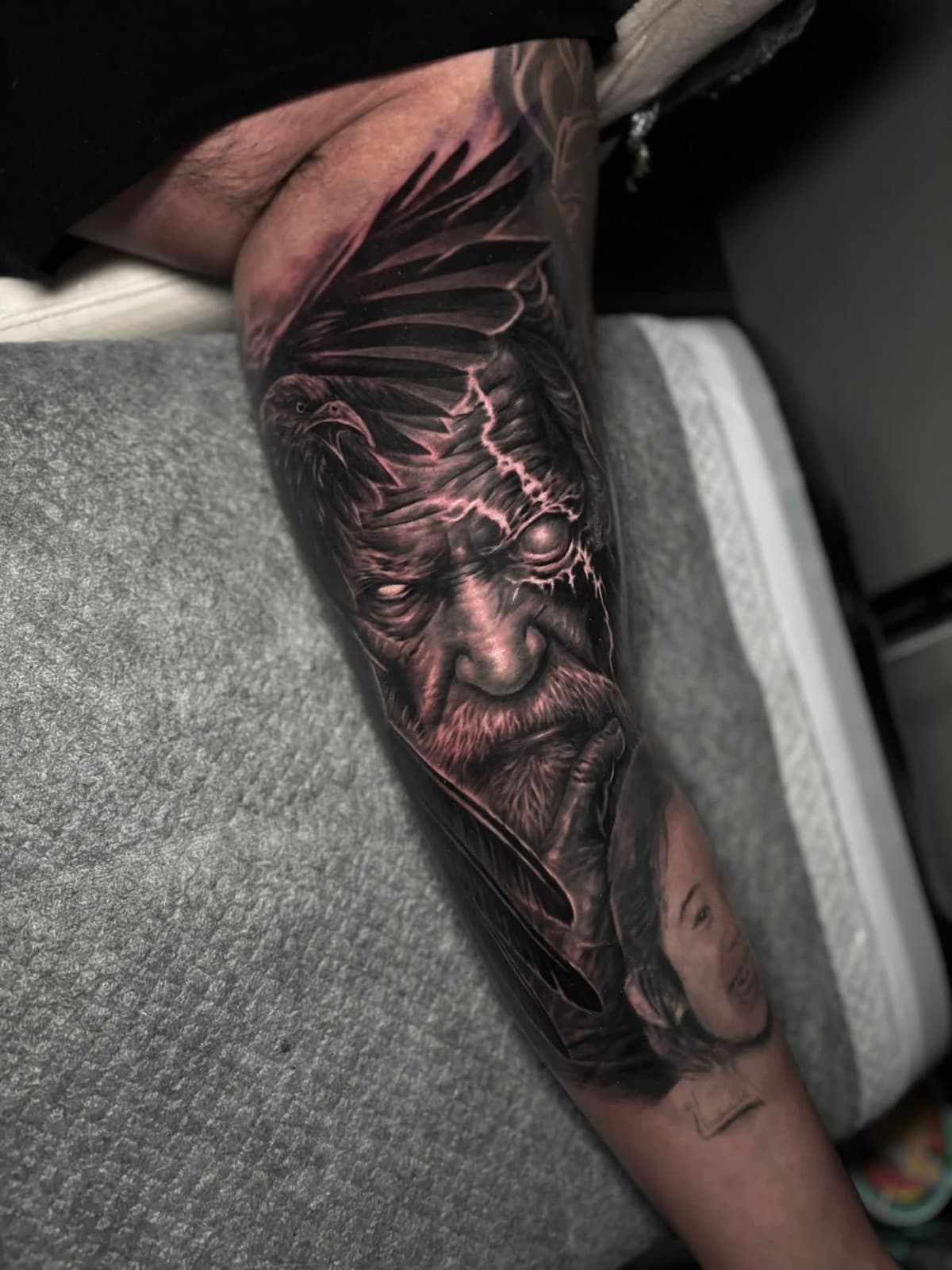 blackwork tattoo piece 27 by park nichole lladoc — gorillaz tattoo art studio philippines