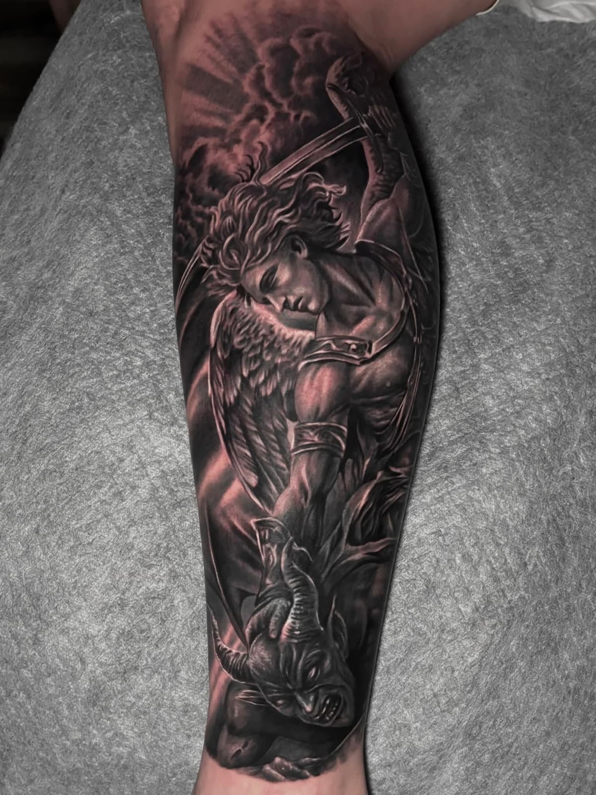 blackwork tattoo piece 28 by park nichole lladoc — gorillaz tattoo art studio philippines
