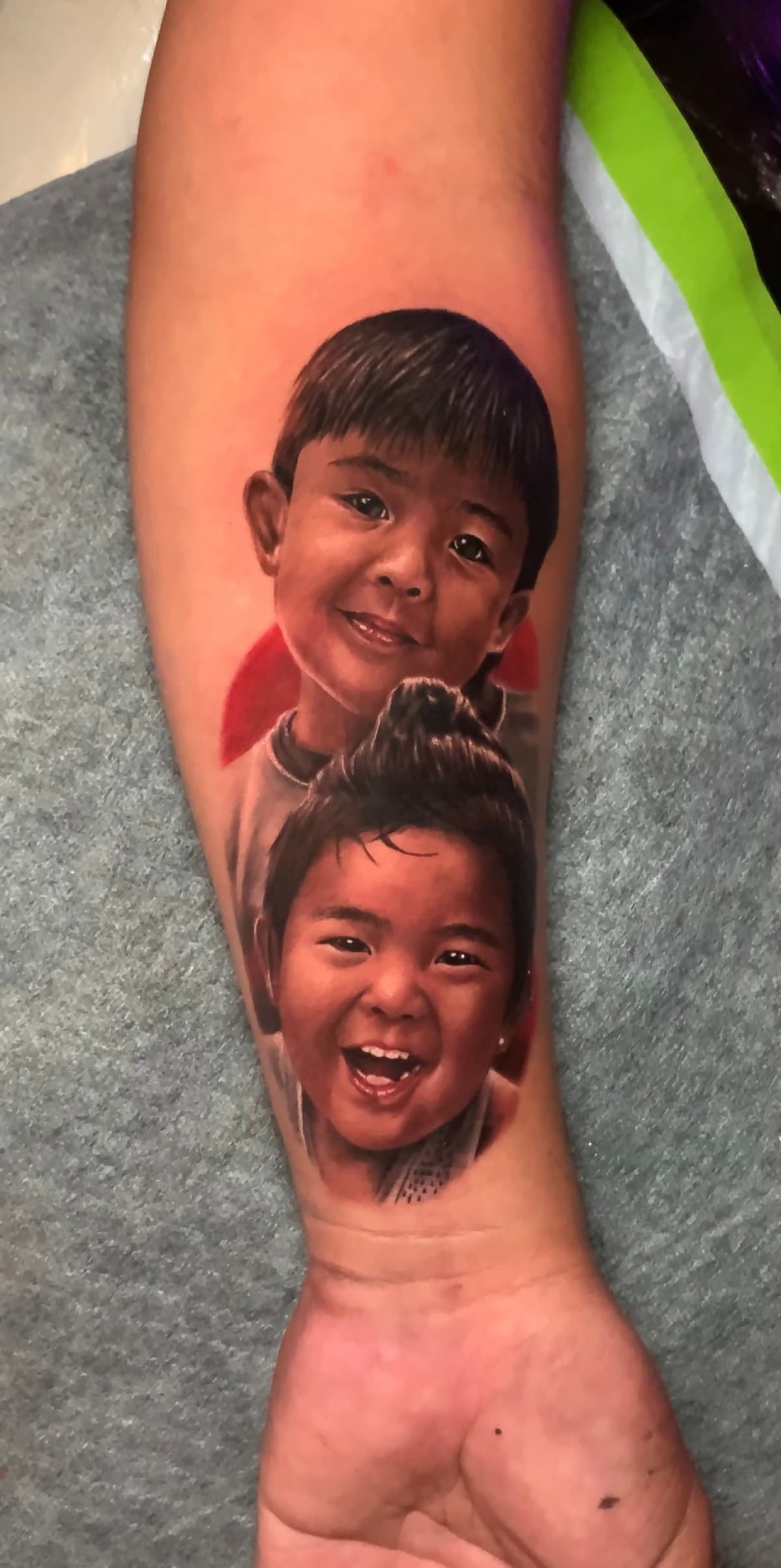 hyper-realism tattoo piece 31 by park nichole lladoc — gorillaz tattoo art studio philippines