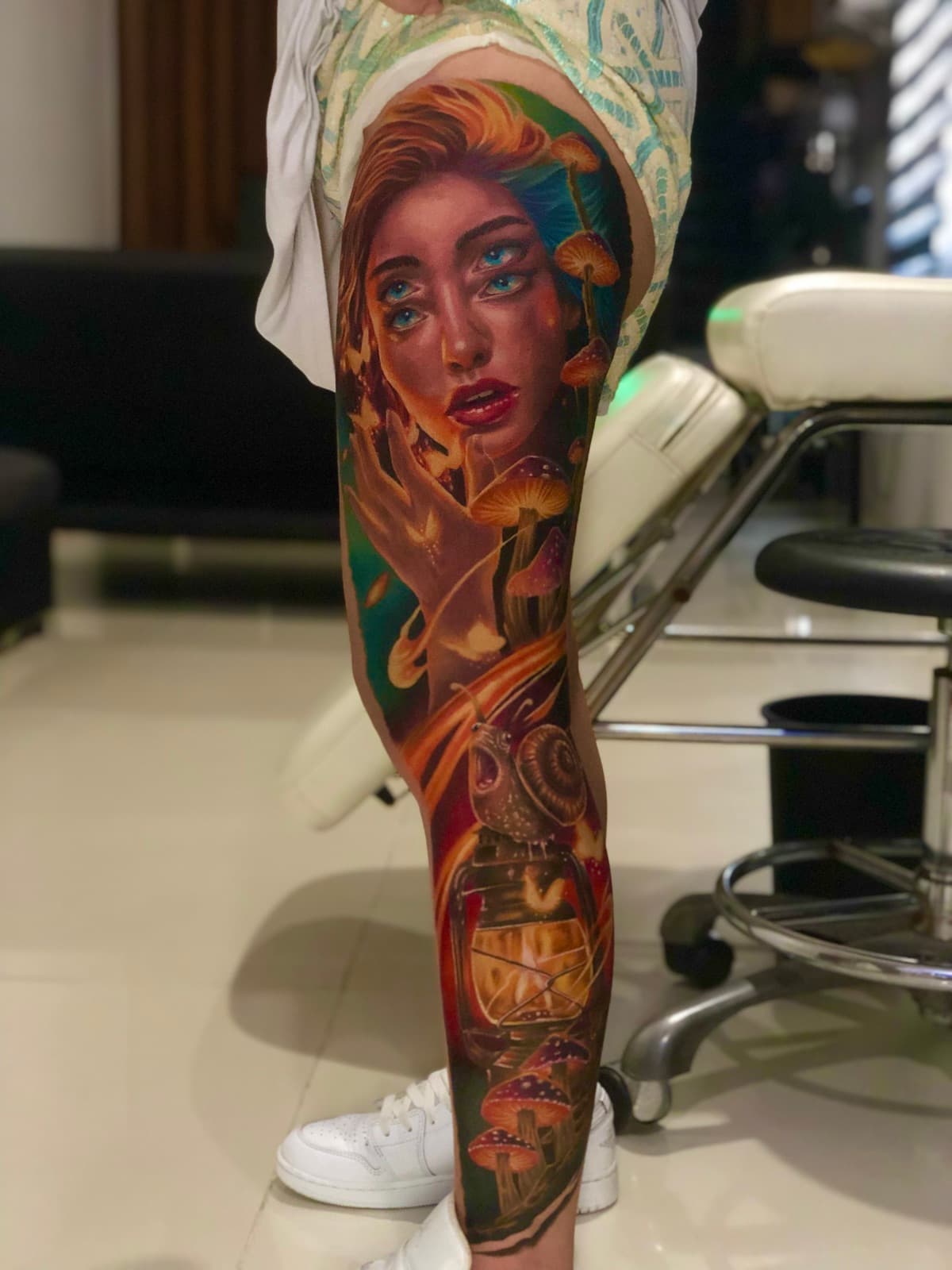 hyper-realism tattoo piece 32 by park nichole lladoc — gorillaz tattoo art studio philippines