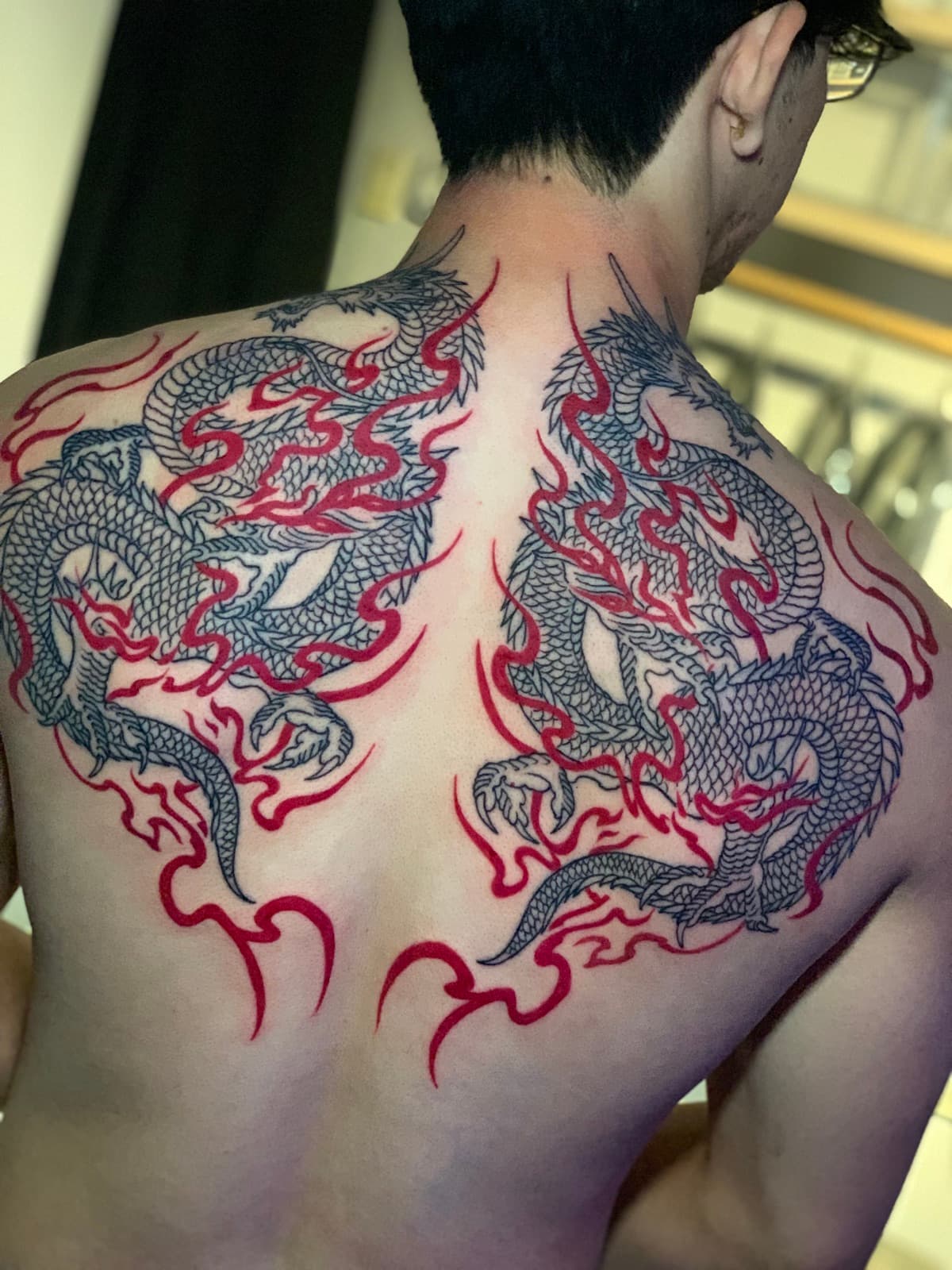 japanese tattoo piece 3 by park nichole lladoc — gorillaz tattoo art studio philippines