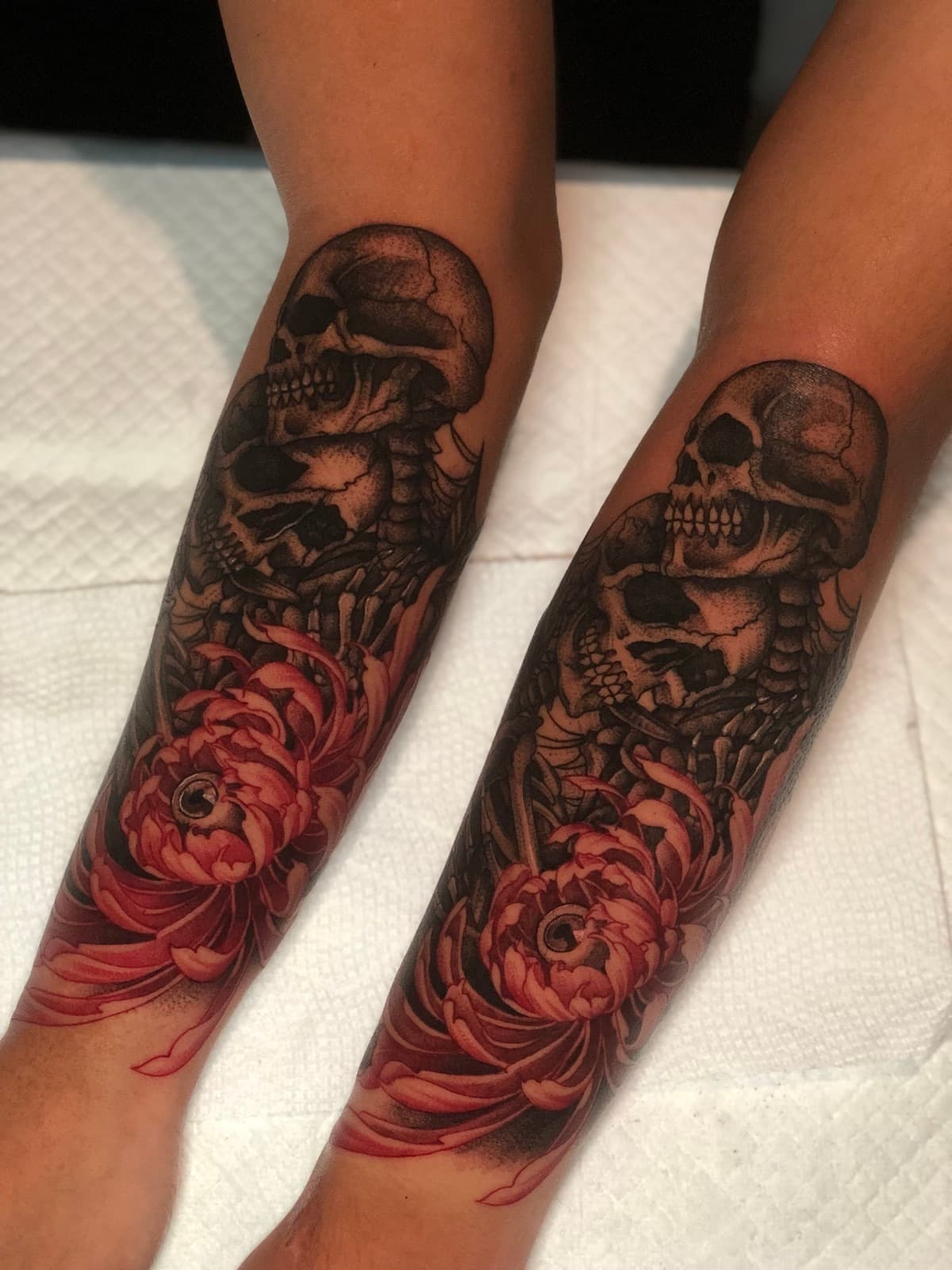 line art tattoo piece 4 by park nichole lladoc — gorillaz tattoo art studio philippines