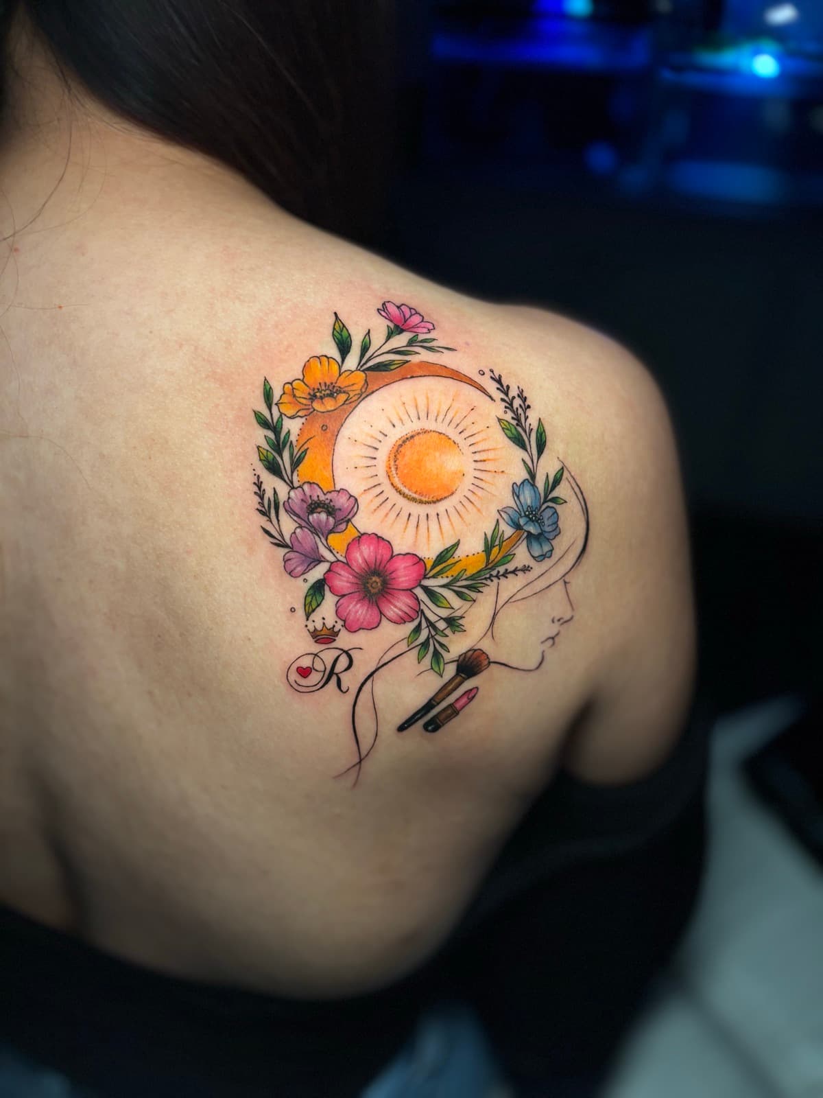 line art tattoo piece 7 by park nichole lladoc — gorillaz tattoo art studio philippines